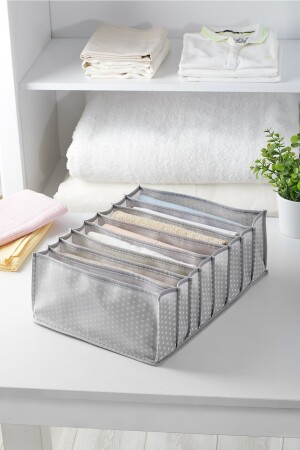 8 Gözlü Gri Benekli Çekmece Içi Düzenleyici Organizer – Xlarge - Serstil