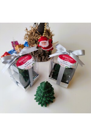 8 Li Çam Ağacı Mum, Yeni Yıl, Yılbaşı, Noel ÇAMAĞACI008 - 3