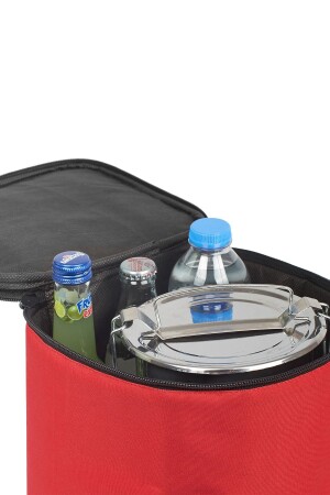 8-Liter-Thermosbeutel, Kühltasche für Lebensmittel, Thermoskanne, hält heiß, kalt, Picknick, thermische Ernährung - 4