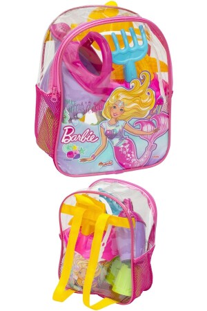 8-teiliges Barbie-Beach-Meer-Sand-Eimer-Set mit Rucksack, Barbie-Lizenzspielzeug 03500 - 5