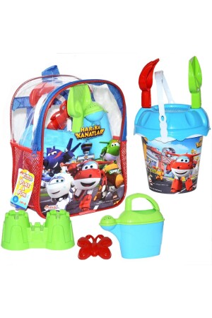 8-teiliges Eimer-Set Wonderful Wings Beach Sea Sand Bucket mit Rucksack, lizenziertes Spielzeug 03501 - 5