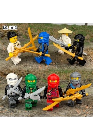 8-teiliges Ninja Go Lego-kompatibles Set wie abgebildet - 3