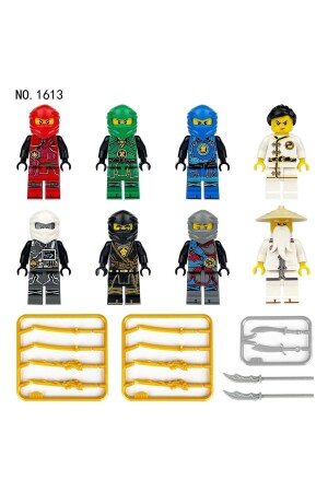 8-teiliges Ninja Go Lego-kompatibles Set wie abgebildet - 5