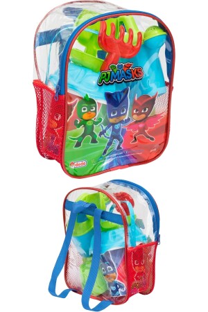 8-teiliges Pj Masks Strand Meer Sand Eimer Eimer Set mit Rucksack Pijamaskeliler Lizenziertes Spielzeug 03502 TOXADEDECKOVA - 5