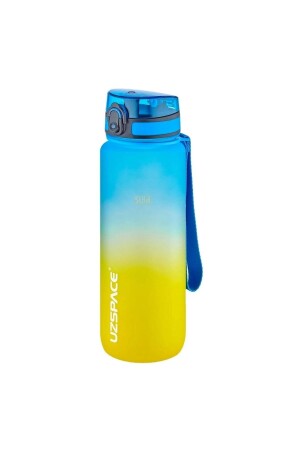 800 ml große, zweifarbige, motivierende Tritan-Wasserflasche mit weichem Griff SM-3053-C4 - 1