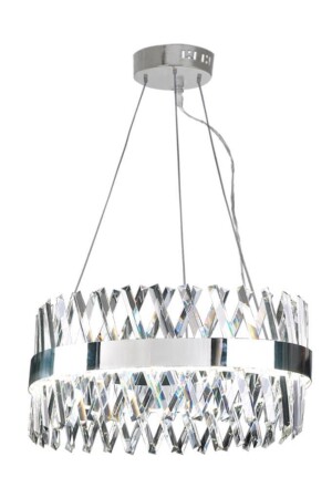 8010-60 Krom 60 Lık Ledli Kristal Avize 8010-60 KR - 4