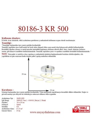 80186-3 KR 500 LED-Kronleuchter 80186-3 KR 500 - 4