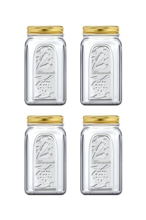 80390 Homemade Metal Kapaklı Kavanoz - 1500cc - 4 Adet PP80390 - Paşabahçe