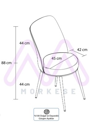 80x130 geschlossen, 80x170 offen, ausziehbarer Esstisch mit 6 Stühlen, Küchentisch-Set, Khaki - 6