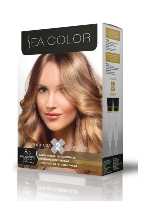 صبغة الشعر من 8-3 رغوة العسل - Sea Color