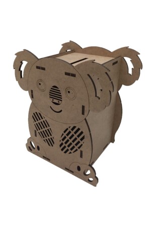 من الخشب من الخنزير بنك كولا الخشب الخام الطلاء عرض: 8-4 ارتفاع: 13-4 عمق: 11 - Elif Lazer Kesim Ve Hediyelik