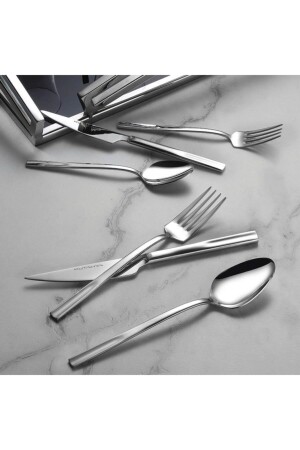 مجموعة من المعدات من 84 قطعة من MNZ-Helen لـ 12 شخصًا UYSL0002753 - Kütahya Porselen