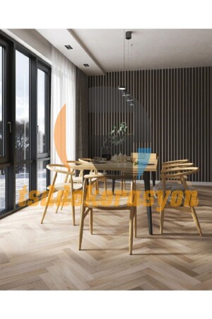 MNZ-85 Cm خشب شريط الجدار لوحة / سلاط الأسود ta0581tsd - tsddekorasyon