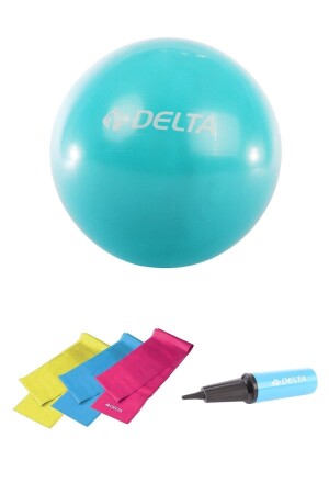 85 cm Pilates-Ball 3-teilig Pilates-Band Übungswiderstandsband Pilates-Ballpumpe 5er-Set 85-PMP-PBS1-S3-FUSYA - 1