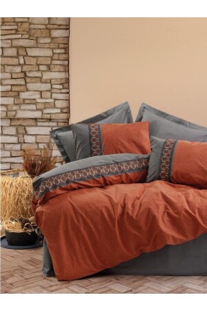 مـنـز-فولك آرـت مزدوج غطاء غطاء طـامـيا كريم 8680108062760 - Cotton Box