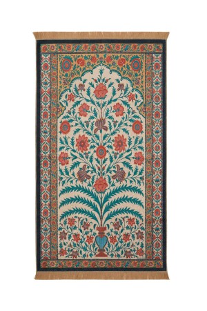 سجادة صلاة من السجاد الذهبية من النحيل 8683433083127 - Bursa İpek