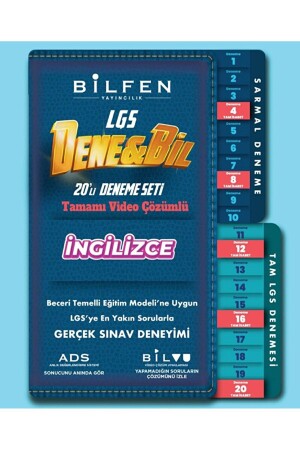 8.Sınıf Denebil İngilizce 14'lü Deneme Seti - Kolektif - Bilfen Yayıncılık - 9786258245417 - 1