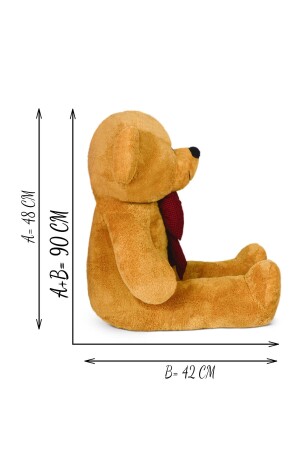 90 cm Fliege-Teddybär (100 % lokal) 90 cm005 - 6