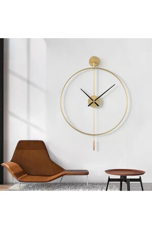 90 Cm Gold Tiktok Quartz Mekanizmalı - Siyah 35 Cm Akrep Yelkovan Duvar Saati Metaxxx90Gold - MetaQuartz Aksesuar