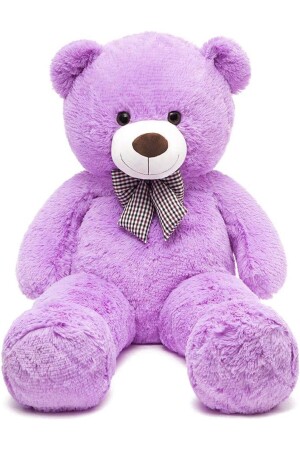 90 Cm Papyonlu Peluş Ayı - % 100 Yerli Pelüş Papyonlu Ayıcık - Sole