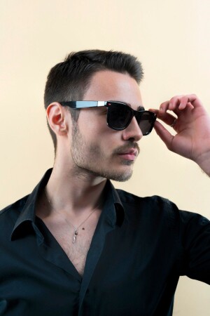 نظارات شمسية من الرجال السود (تريد90 إطار قطبي) دوغمان - LUNOX