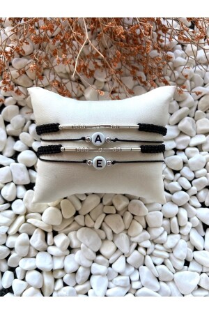 مـنـز مـورس كـود زوجين يحبون الـقزمة 925 الفضة والرسالة الـقزمة 4 قطع (1 هدية الـقزمة) EKAB - EKA TASARIM