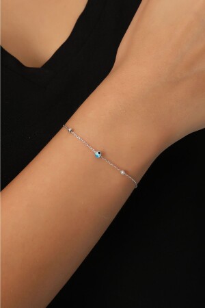 925 Sterling Silber Kette Evil Eye Perlen Bulk Armband - 3