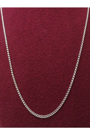 925 Sterling Silber Unisex dünne Gourmet-Kette 2 mm - 3