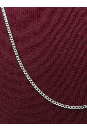 925 Sterling Silber Unisex dünne Gourmet-Kette 2 mm - 4