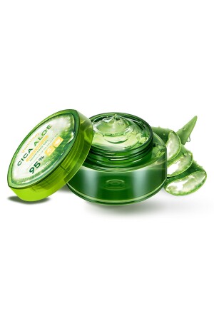 %95 Cica Aloe Kompleksi İçeren Nemlendirici Jel 300ml Premium Cica Aloe Soothing Gel 8809643505796 - 3