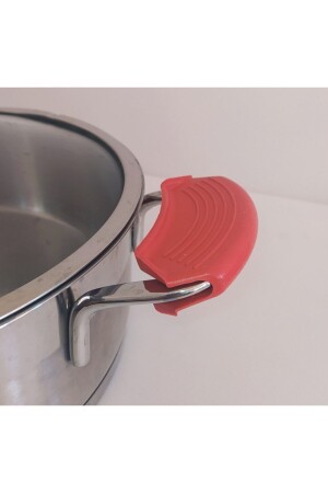 حاملة اليد من سليكون 9x4 سم لون أحمر - Gkzk