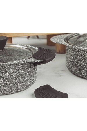 حاملة اليد من سليكون 9x4 سم جزوج من الجودة ملون أسود - Gkzk