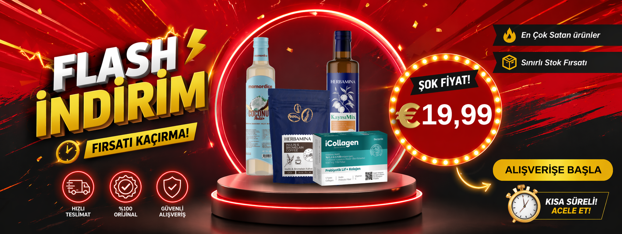 FLASH İNDİRİM 