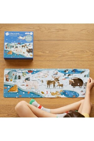 A Day In Arctic: 6 In 1 Puzzle (2-3-4-6-8 PARÇA YAPBOZ) Ile Kuzey Kutbunu Keşfet - 4