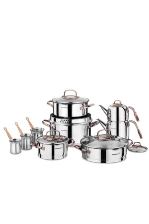 A1703 Rosanna 15 Parça Çelik Çeyiz Seti - KORKMAZ