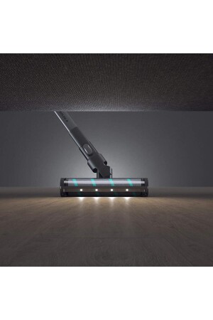 A9 500 W kabelloser, wiederaufladbarer Vertikalstaubsauger mit LED-Licht, schwarze Farbe - 6