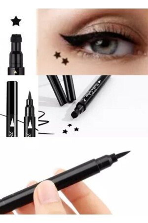 Ab Çift Uçlu Yıldız Desenli Eyeliner - 2