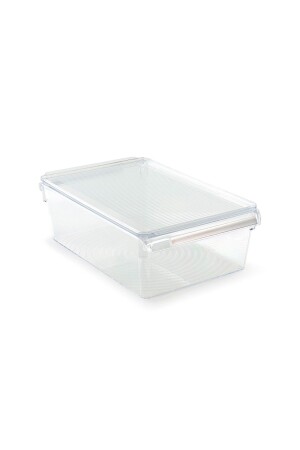 Abgedeckter Kühlschrank-Organizer im Schrank-Organizer-Regal 325 x 205 x 100 mm, transparent, M-E27-40-16K - 3