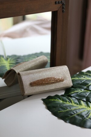 حقيبة فستانيّة مساء من الذهب الفضيّة للنساء من منظمة 