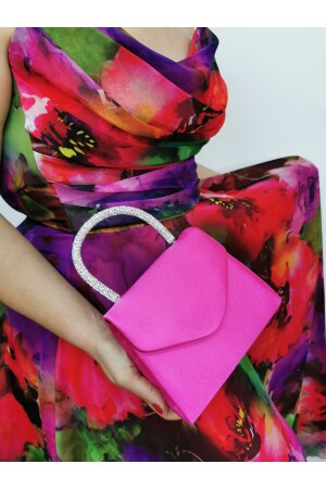 (منتز-النساء (ساتين فوشيا) ، حمالة ملابس (منتز) ، محفظة (منتز) ، - Nazart