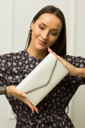 كيس ملابس مساء من أمهات اللؤلؤ المضيئة - weem bag