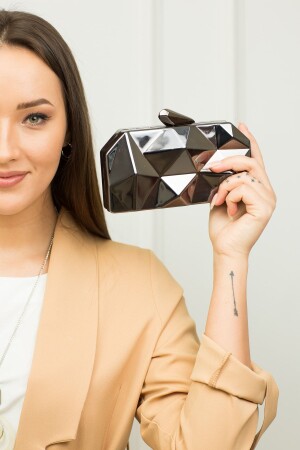 حقيبة ملابس المساء من البلاتين للمرأة - Weem Bag