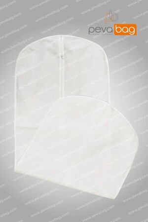 Abiye Elbise Kılıfı (GAMBOÇ) 5 Adet / 60x150 Cm Beyaz 50 gr PV11012022 - 1