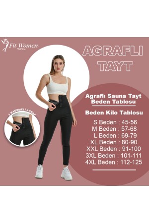 Abnehmen, Fettverbrennung, Abnehmen um zwei Größen, Body Shaper, Korsett-Strumpfhose mit Taillenlücke - 8