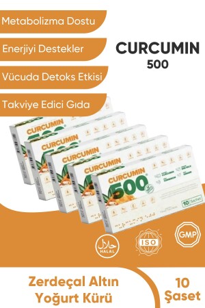 Abnehmen und den Stoffwechsel beschleunigen – Fatburner Curcumin 500 Detox – 5 Packungen N-413810 - 2