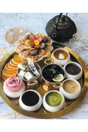 Acar 6-teilige konkave Porzellan-Dragee-/Soßen-/Marmeladenschalen TYC00354341765 - CİCİMUTFAKLAR