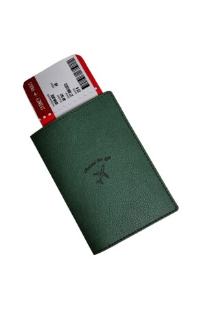 Acar Mira Vegan Deri Pasaport Kılıfı Pasaportluk Yeşil - 2