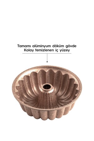 Açelya Alümünyum Döküm 26 Cm Kek Kalıbı 8697076010051 - 5