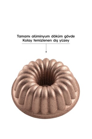 Açelya Alümünyum Döküm 26 Cm Kek Kalıbı 8697076010051 - 6