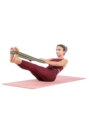 Achtstufiges Pilatesband, Widerstandsband, Yoga, elastischer Dehngurt - 4